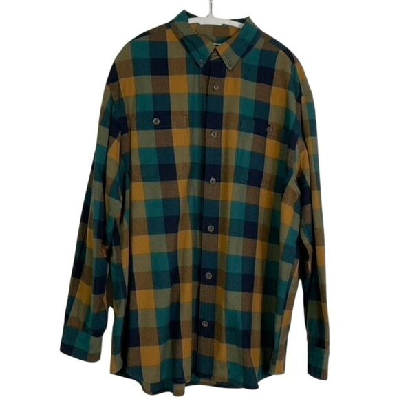 Duluth Trading Co. Men's Plaid Flannel Shacket Button-Up Long Sleeve Size XL - Picture 1 of 8